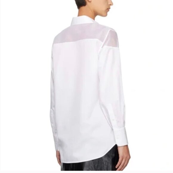 Helmut Lang White Tux Shirt - Size Small (runs large) - Picture 3 of 9